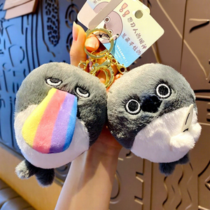 พวงกุญแจตุ๊กตาเต่าซากาบันน่ารัก นุ่มนิ่ม ของตกแต่งกระเป๋าเป้สะพายหลัง ของขวัญ - Product Image 2