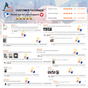 Prótesis de <span class=keywords><strong>pie</strong></span> de energía protésica ligera <span class=keywords><strong>para</strong></span> amputados por encima de la rodilla por debajo de la rodilla Diseño impermeable de alta calidad Carga máxima 160kg - Product Image 6