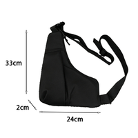 Nouvel Arrivage Sac Bandoulière Polyvalent Léger Multifonctionnel Sac de Poitrine Minimaliste Élégant pour Voyage Quotidien