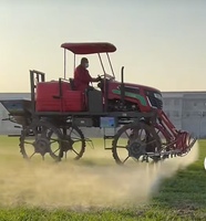 Le transplanteur est élargi avec une roue solide pour éviter le naufrage