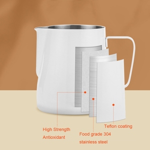 La più venduta <span class=keywords><strong>caffettiera</strong></span> in acciaio inossidabile 304 con scala, Spec: 350ml (becco nero) - Product Image 3