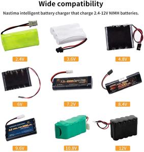 Cargador de Batería Inteligente 3-10S 3.6V-12V 500mA-800mA para Coche de Juguete RC, Avión, NiCd, NiMH, con Protección OVP - Product Image 6