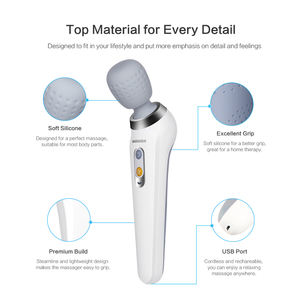 Masajeador Corporal Inalámbrico Portátil Premium para Aliviar la Tensión de Espalda, Hombros, Cuello, Piernas y Pies, Masajeador de Mano Recargable - Product Image 6