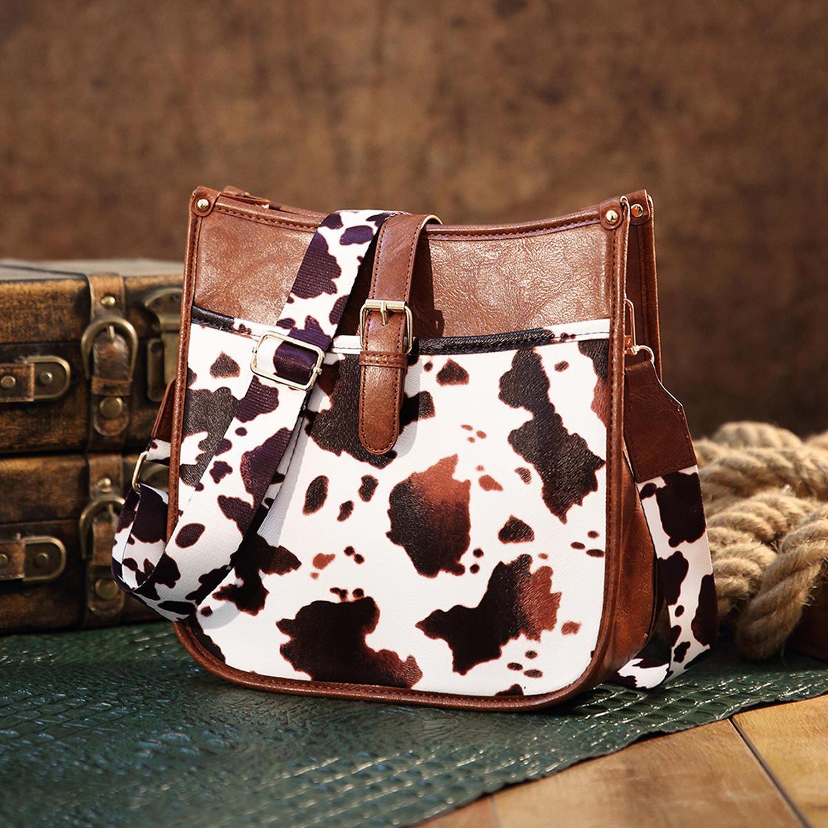 PG5057 Cow Print Brown