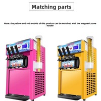 Machine à glace molle commerciale en acier inoxydable 304, congélation rapide, étanche, silencieuse, certifiée CE