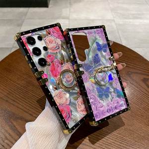 Funda de teléfono de moda de mariposa de flor de Color hermoso de alta calidad para <span class=keywords><strong>Samsung</strong></span> A16 A15 A36 A34 A54 A06 A56 <span class=keywords><strong>A33</strong></span> A53 A55 contraportada - Product Image 2