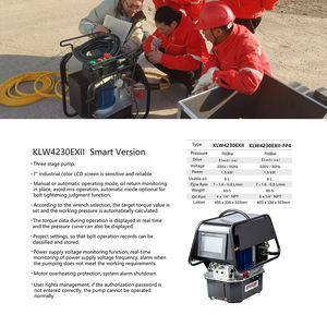 Pompe électrique haute pression Atex Tools série KLW4230EXII Clé dynamométrique hydraulique personnalisable Pompes hydrauliques OEM à piston - Product Image 6