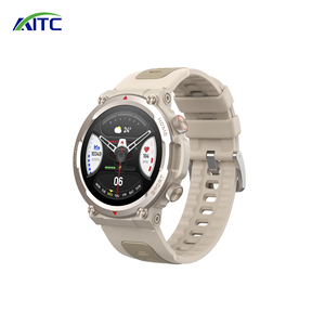 Montre connectée de suivi de santé, pression artérielle, ECG, capteur de température, moniteur SpO2, soins 24h/24, NFC, étanche IP67, carrée, 2025 - Product Image 1