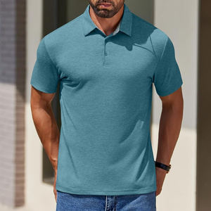 Nuevas Camisetas Polo de Algodón de Diseño Nuevo, Fabricadas en Fábrica, de Alta Calidad, Camisetas Polo Transpirables de Secado Rápido para Hombre en Venta - Product Image 3