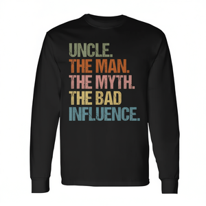 T-shirt à manches longues Uncle The Man The Myth The Bad Influence - Product Image 2