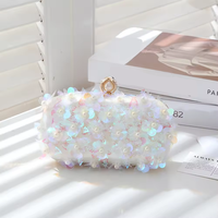 Sac de soirée de luxe pour femme, mini sac à main à sequins dégradés, style européen et américain, haute couture