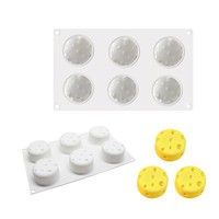 Moules à dessert français 3D en silicone antiadhésif pour la décoration de gâteaux, outils essentiels pour la création de gâteaux au savon et à la boulangerie.