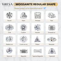 Pierre de Moissanite Grise Ronde Brillante de 3 mm à 10 mm pour la Fabrication de Bijoux DIY Vente en Gros Directe d'Usine