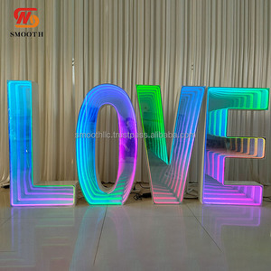Grande enseigne lumineuse autoportante pour mariage, lettres LOVE, en PVC blanc, pour événements intérieurs et extérieurs - Product Image 4