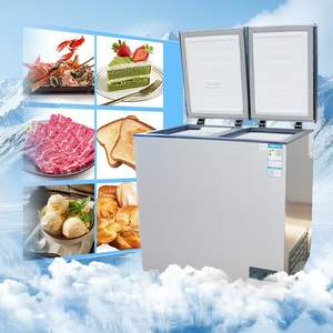 Réfrigérateur et Congélateur Commerciaux Coffre-Congélateur à Dessus Ouvert 200L Horizontal Monotempérature pour Supermarché - Product Image 3