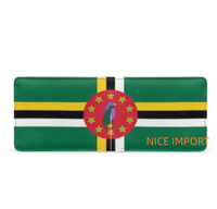 Dompet Kulit Bendera Bahamas untuk Pria, Dompet Lipat Dua Kapasitas Ekstra dengan Jendela ID, Dompet Tipis dengan Banyak Slot Kartu