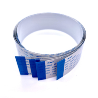 Kabel Fleksibel Pipih Soulin 1.0mm Pitch FFC/FPC Tipe B Kontak Perunggu Fosfor Lapisan TIN/AU 4P-35 Pin, Tahan Air IP67 12V