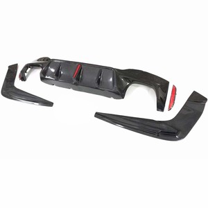 Nuevo Difusor de Alerón Trasero de Fibra de Carbono de Alta Calidad para Serie 5 G30 G38 F90 <span class=keywords><strong>M5</strong></span> Estilo <span class=keywords><strong>D</strong></span> con Luz LED 2017-2020 - Product Image 3