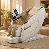 Fauteuil de massage corporel complet de luxe VCT OEM ODM en pierre de jade 2025, portable, en cuir, avec contrôleur tactile 7 pouces, fonction zéro gravité