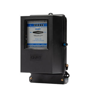 Medidor de Energía Eléctrica Industrial Trifásico de 4 Hilos y 380 V, Modelo Antiguo DT862 de Chint, Medidor de Energía Mecánico con Transformador de Corriente - Product Image 1