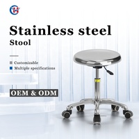 Mobilier commercial durable de tabouret de banc d'acier inoxydable direct d'usine pour l'école d'atelier d'utilisation d'hôpital de bureau de laboratoire