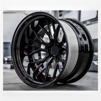 Jantes forgées en 2 parties, chromées, 18-24 pouces, en alliage d'aluminium, compatibles avec Benz, BMW, Audi, jantes de voiture de luxe sur mesure