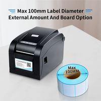 Imprimante d'étiquettes thermiques Xprinter Classic Model 3 pouces XP-350B, imprimante d'étiquettes adhésives à code-barres en stock, USB/LAN/WiFi 203 DPI