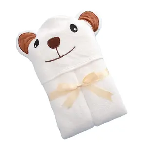 Большие Детские банные полотенца в форме мультяшных животных Детские пляжные полотенца 100% хлопчатобумажные махровые полотенца для малышей с капюшоном