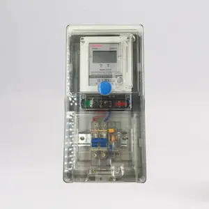 Single phase electric prepaid meter box