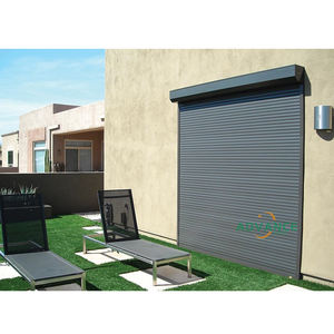 Porte de <span class=keywords><strong>garage</strong></span> à enroulement vertical automatique en aluminium <span class=keywords><strong>isolé</strong></span> résidentiel ADVANCE 2025, porte de sécurité en métal à enroulement - Product Image 1