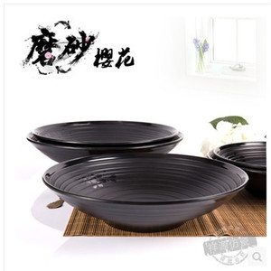 Black Stackable Ceramic Bowls With Lid For Noodle Soup Hot Pot Japanese Style Home Use - Product Image 5