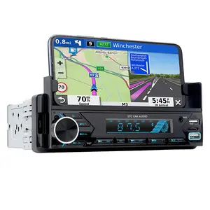 자동차 mp3 플레이어 충전 포트 LCD 휴대 전화 홀더 BT aux 2USB RC dsp 자동차 오디오 응용 프로그램 제어 분리형 패널 자동차 mp3