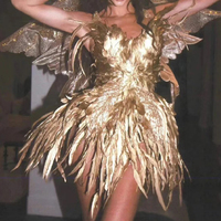 15-20cm pulvérisé or argent plume d'oie métallique pointe d'or plume d'oie pour bricolage artisanat ou Costume de carnaval