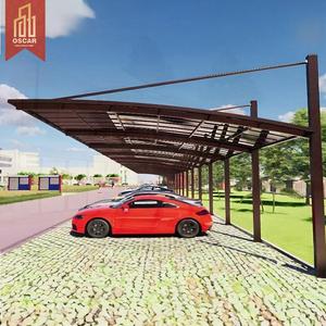 Garages portables modernes en polycarbonate et aluminium pour l'extérieur, adaptés aux allées, cours et jardins, abris <span class=keywords><strong>de</strong></span> <span class=keywords><strong>voiture</strong></span> - Product Image 1
