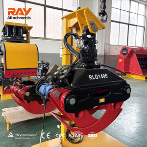 Log Grapple RLG1000 Ligero 1-3Ton Mini Excavadora 89KG (Con Motor) 9.5KN Abrazadera - Product Image 2