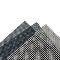 Grillage de sécurité en acier inoxydable 316 - Panneau de protection pour fenêtres et portes avec revêtement en poudre noire