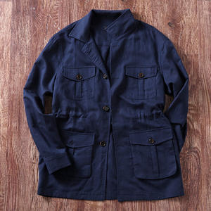 Nuova <span class=keywords><strong>giacca</strong></span> Multi tasca da <span class=keywords><strong>uomo</strong></span> più <span class=keywords><strong>giacca</strong></span> da <span class=keywords><strong>uomo</strong></span> Casual <span class=keywords><strong>giacca</strong></span> abbottonata - Product Image 5