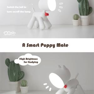 Lampe de table minimaliste de haute qualité en forme de chien pour chambre d'étude, chevet, salon, bureau, lampe de chevet simple et moderne - Product Image 6