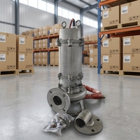Pompe submersible électrique pour l'évacuation des eaux usées et des eaux de vidange, matériau 316