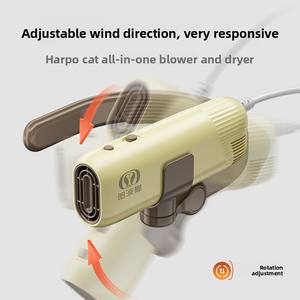 Secador de Pelo Eléctrico para Mascotas, Montado en el Cuello, de Alta Velocidad, con Motor sin Escobillas, para Perros, Superventas - Product Image 3