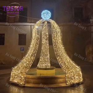 Décoration de Noël en forme de cloche LED pour l'extérieur, idéale pour les rues commerciales, les parcs et les projets de paysagisme festif - Product Image 3