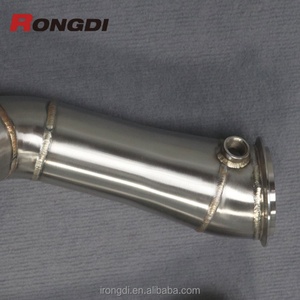 Tuyaux d'échappement brossés entièrement compatibles S58, collecteur droit pour BMW M3 G80 M4 G82 3.0T, moulage monobloc - Product Image 3