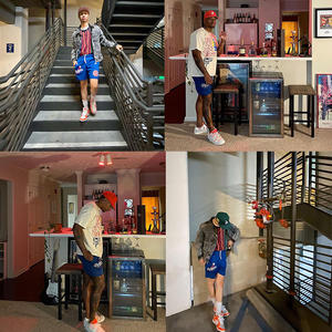 ชุดกีฬาผ้าโพลีเอสเตอร์ 100% แบบซับลิเมชั่นสองชั้น ขาสั้นออกกำลังกาย 5 นิ้ว แบบเรียบ ไม่มีลาย สำหรับใส่เล่นบาสเก็ตบอล ผ้าตาข่าย  สำหรับผู้ชาย  สามารถสั่งทำได้ - Product Image 5