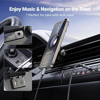 Ugreen USB-C 3.5mm Kabel Audio Berpelindung Kepang Hi-Fi Stereo Male-Male untuk Mobil, iPhone 17/16/15 Pro Max, dan Lainnya, Abu-abu