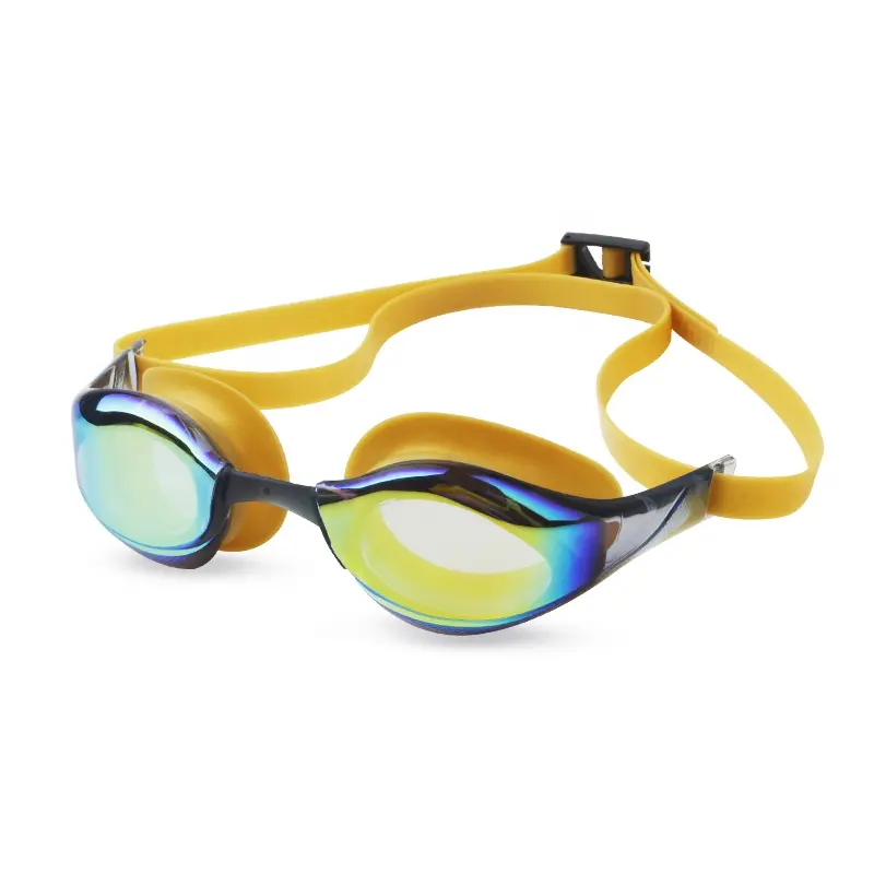 En gros vente chaude OEM Bracelet En Silicone Étanche lunettes De Natation avec Bouchons d'oreille haute qualité anti brouillard natation lunettes