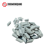 Médias de polissage vibratoires d'ébavurage en métal d'oxyde d'aluminium et de carbure de silicium