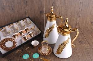 Increíble Termo Árabe Nuevo de Dubái, Botella Térmica de Estilo Medio Oriente, Tetera de Cristal con Tapa, Juego de Té y Café Árabe - Product Image 3