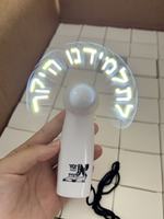 Regalos Gratis, Mini Ventilador de Mano LED Personalizable, Batería Reemplazable, Logotipo Personalizado, para Uso Doméstico y Hotelero, Moderno