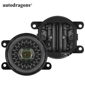 Feux antibrouillard LED bicolores 3,5 pouces 4 modes + feux de jour annulaires bicolores blanc jaune, projecteur antibrouillard rond HD à faisceau combiné, étanche IP67 - Product Image 6