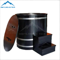 Baignoire ovale moderne en acier inoxydable 304 à double paroi isolée en mousse, autoportante, pour bain froid, spa à domicile et usage commercial